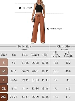 Heymoments Women's Wide Leg Lounge Pants with Pockets add